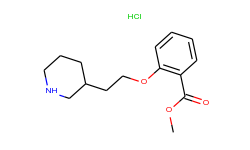 methyl 2-[2-(3-piperidinyl)ethoxy]benzoate hydrochloride