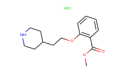methyl 2-[2-(4-piperidinyl)ethoxy]benzoate hydrochloride