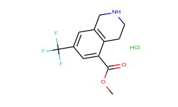 methyl 7-(trifluoromethyl)-1,2,3,4-tetrahydroisoquinoline-5-carboxylate hcl
