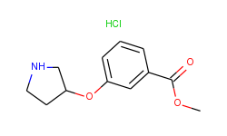 methyl 3-(3-pyrrolidinyloxy)benzoate hydrochloride