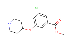 methyl 3-(4-piperidinyloxy)benzoate hydrochloride