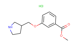methyl 3-(3-pyrrolidinylmethoxy)benzoate hydrochloride