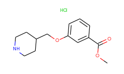 methyl 3-(4-piperidinylmethoxy)benzoate hydrochloride