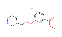 methyl 3-[2-(3-piperidinyl)ethoxy]benzoate hydrochloride