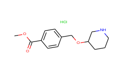 methyl 4-[(3-piperidinyloxy)methyl]benzoate hydrochloride