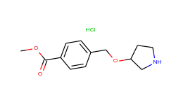 methyl 4-[(3-pyrrolidinyloxy)methyl]benzoate hydrochloride