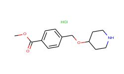 methyl 4-[(4-piperidinyloxy)methyl]benzoate hydrochloride