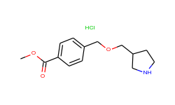 methyl 4-[(3-pyrrolidinylmethoxy)methyl]benzoate hydrochloride