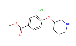 methyl 4-(3-piperidinyloxy)benzoate hydrochloride