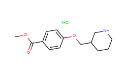 methyl 4-(3-piperidinylmethoxy)benzoate hydrochloride