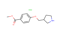 methyl 4-(3-pyrrolidinylmethoxy)benzoate hydrochloride