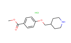 methyl 4-(4-piperidinylmethoxy)benzoate hydrochloride