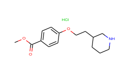 methyl 4-[2-(3-piperidinyl)ethoxy]benzoate hydrochloride