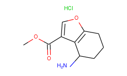 methyl 4-amino-4,5,6,7-tetrahydrobenzofuran-3-carboxylate hydrochloride