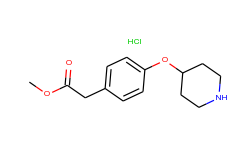 methyl 2-[4-(4-piperidinyloxy)phenyl]acetate hydrochloride