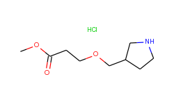 methyl 3-(3-pyrrolidinylmethoxy)propanoate hydrochloride