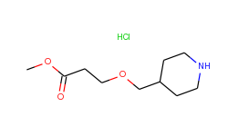 methyl 3-(4-piperidinylmethoxy)propanoate hydrochloride