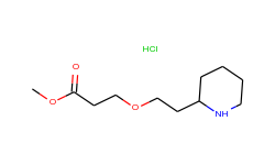 methyl 3-[2-(2-piperidinyl)ethoxy]propanoate hydrochloride