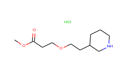 methyl 3-[2-(3-piperidinyl)ethoxy]propanoate hydrochloride
