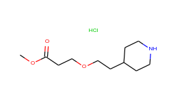 methyl 3-[2-(4-piperidinyl)ethoxy]propanoate hydrochloride