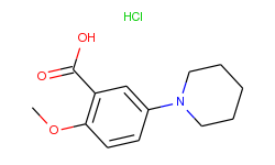 2-methoxy-5-piperidin-1-yl-benzoic acid hydrochloride