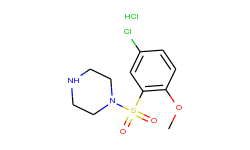 1-(5-chloro-2-methoxy-benzenesulfonyl)-piperazine hydrochloride