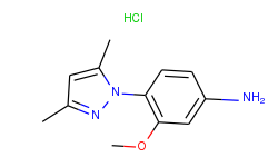 4-(3,5-dimethyl-pyrazol-1-yl)-3-methoxy-phenylamine hydrochloride