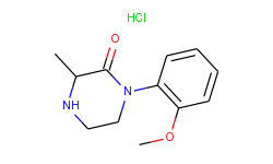 1-(2-methoxy-phenyl)-3-methyl-piperazin-2-one hydrochloride