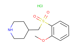 4-{[(2-methoxyphenyl)sulfonyl]methyl}piperidine hydrochloride