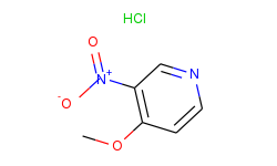 Pyridine, 4-methoxy-3-nitro-, monohydrochloride