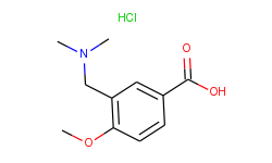 3-dimethylaminomethyl-4-methoxy-benzoic acid hydrochloride