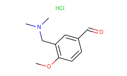 3-dimethylaminomethyl-4-methoxy-benzaldehyde hydrochloride