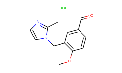 4-methoxy-3-(2-methyl-imidazol-1-ylmethyl)-benzaldehyde hydrochloride