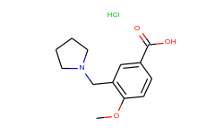 4-methoxy-3-pyrrolidin-1-ylmethyl-benzoic acid hydrochloride