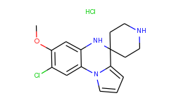8-chloro-7-methoxy-4,5-dihydrospiro[pyrrolo(1,2-a) quinoxaline-4,4-piperidine] hydrochloride