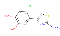 4-(2-amino-1,3-thiazol-4-yl)-2-methoxyphenol hydrochloride