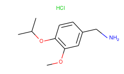 (4-isopropoxy-3-methoxyphenyl)methanamine hydrochloride