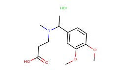 3-{[1-(3,4-dimethoxy-phenyl)-ethyl]-methyl-amino}-propionic acid hydrochloride