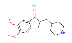 5,6-dimethoxy-2-(4-piperidinylmethyl)-1-indanone hydrochloride