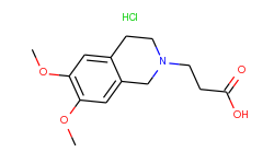 3-(6,7-dimethoxy-3,4-dihydro-1h-isoquinolin-2-yl)-propionic acid hydrochloride