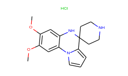 7,8-dimethoxy-4,5-dihydrospiro[pyrrolo(1,2-a)-quinoxaline-4,4-piperidine] hydrochloride