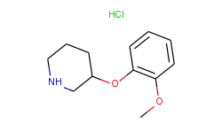 3-(2-methoxyphenoxy)piperidine hydrochloride