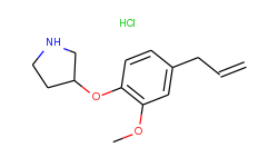 3-(4-allyl-2-methoxyphenoxy)pyrrolidine hydrochloride