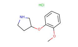 3-(2-methoxyphenoxy)pyrrolidine hydrochloride