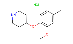 2-methoxy-4-methylphenyl 4-piperidinyl ether hydrochloride