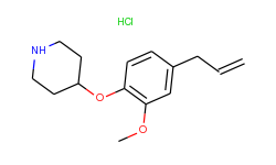 4-(4-allyl-2-methoxyphenoxy)piperidine hydrochloride