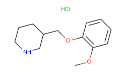 3-[(2-methoxyphenoxy)methyl]piperidine hydrochloride