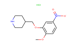 2-methoxy-5-nitrophenyl 4-piperidinylmethyl ether hydrochloride