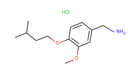 [3-methoxy-4-(3-methylbutoxy)benzyl]amine hydrochloride