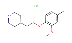 4-[2-(2-methoxy-4-methylphenoxy)ethyl]piperidine hydrochloride